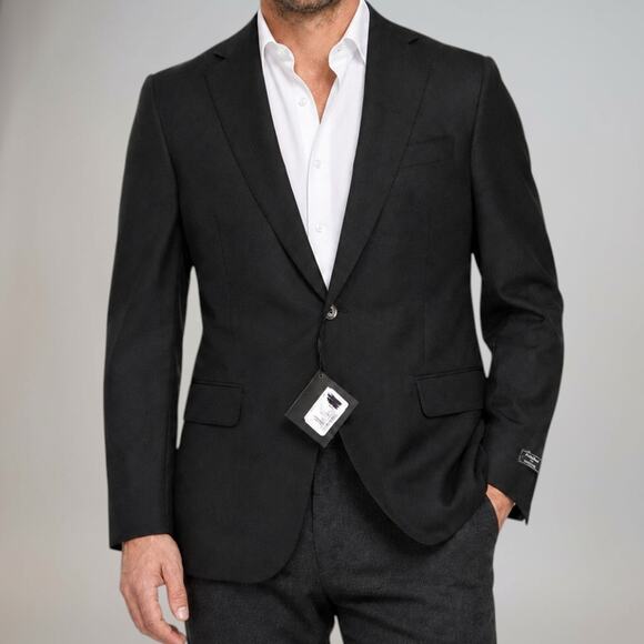 Samuelsohn Other - New Samuelsohn Blazer 40R Black Textured S130s Sport Jacket NWT $998